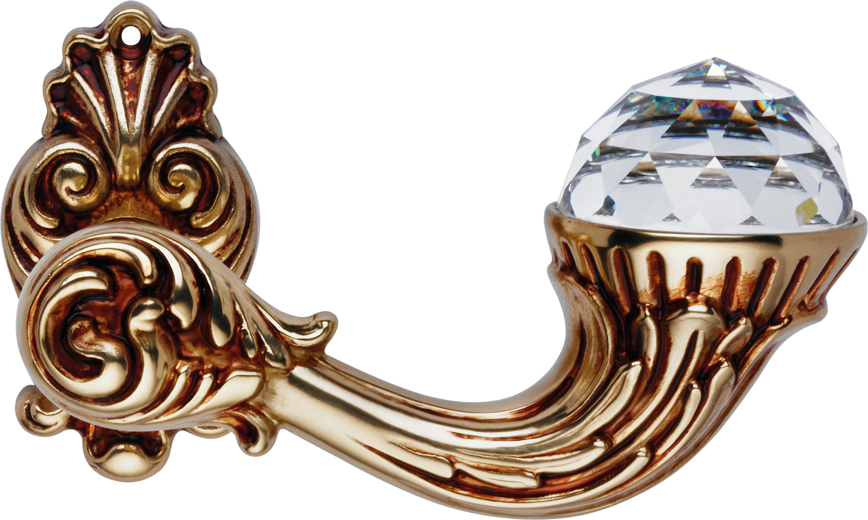 Brilliant Crystal Lever on rose - Image 2