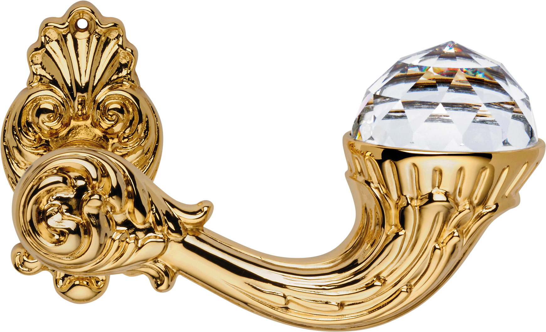 Brilliant Crystal Lever on rose - Image 3