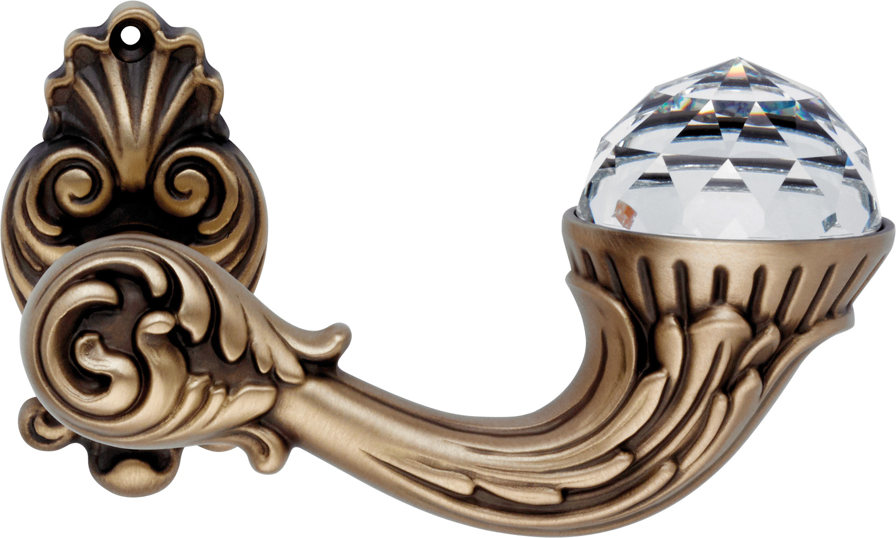 Brilliant Crystal Lever on rose - Image 4