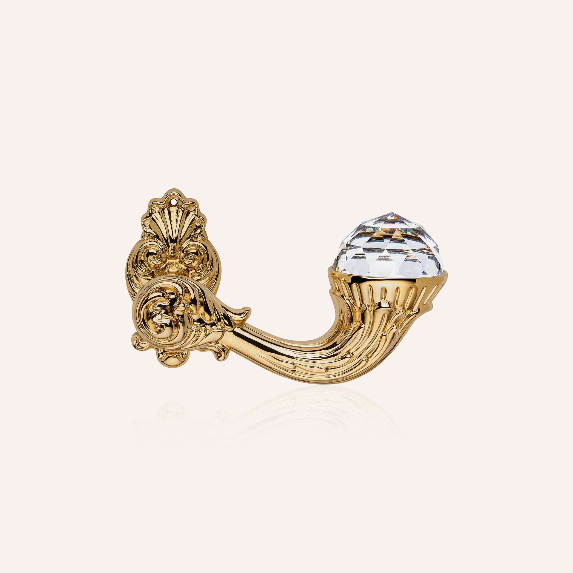 Brilliant Crystal Lever on rose - Image 6