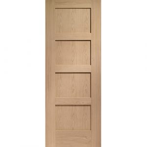 Shaker 4 Panel Internal Oak Door