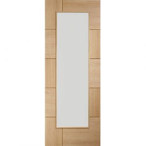 Ravenna Internal Oak Door with Clear Glass