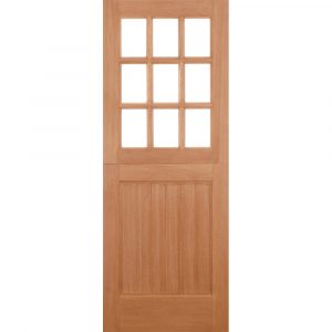 Hardwood Stable Straight Top Unglazed 9L M&T