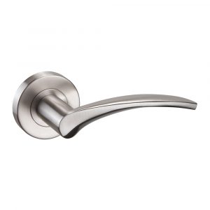 Ironmongery Corvus Satin Chrome Privacy Handle Hardware Pack