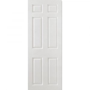 White Moulded Smooth 6P Square Top