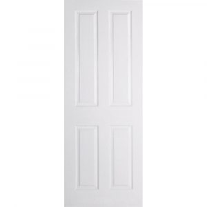 White Moulded Textured 4P