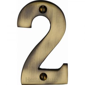 Numeral 2 Face Fix 76mm (3″)