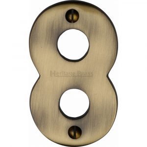 Numeral 8 Face Fix 76mm (3″)