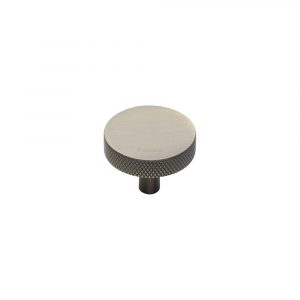Cabinet Knob Knurled Disc Design 38mm