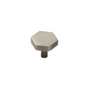 Cabinet Knob Hexagon Design 32mm