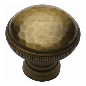 Cabinet Knob Hand Beaten Design 32mm