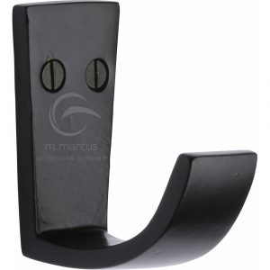 Black Iron Rustic Single Robe Hook