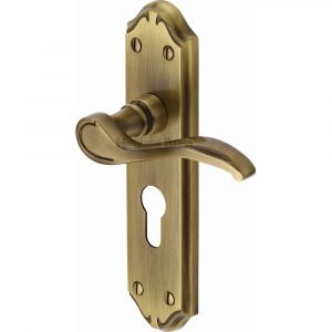 Door Handle for Euro Profile Plate Verona Small Design