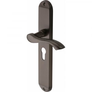Door Handle for Euro Profile Plate Algarve Long Design