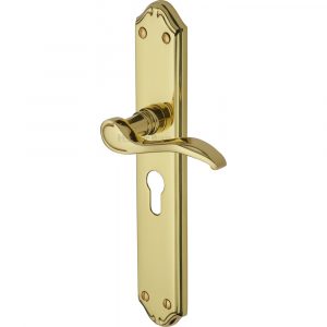 Door Handle for Euro Profile Plate Verona Design