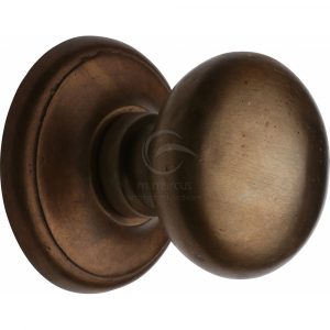 Solid Bronze Round Centre Door Knob