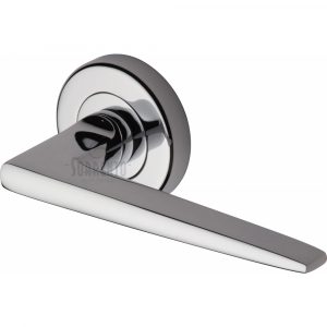Sorrento Door Handle Lever Latch on Round Rose Swift Design