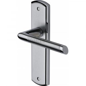 Sorrento Door Handle Lever Latch Mercury Design