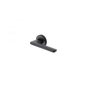 Sorrento Door Handle Lever Latch on Round Rose Trino Design