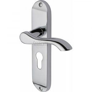 Sorrento Door Handle for Euro Profile Plate Aurora Design