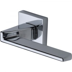 Sorrento Door Handle Lever Latch on Square Rose Laguna Sq Design