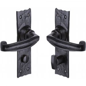 The Tudor Door Handle for Bathroom Wellington Design