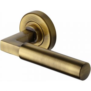 Door Handle Lever on Rose Bauhaus Design