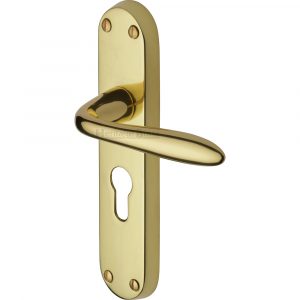Door Handle for Euro Profile Plate Sutton Design
