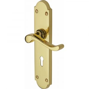 Door Handle Lever Lock Savoy Long Design
