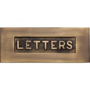 Embossed Letterplate