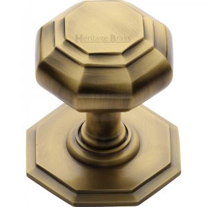Octagon Centre Door Knob 3″