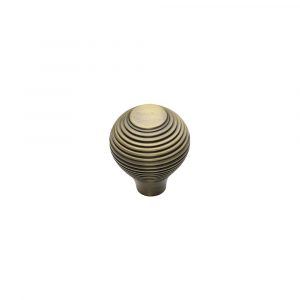 Cabinet Knob Reeded Design 38mm