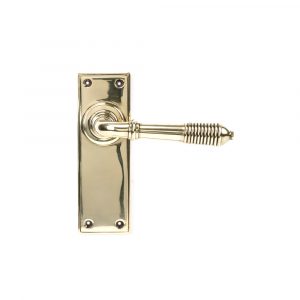 Reeded Lever Latch Set