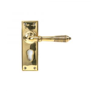 Reeded Lever Euro Set