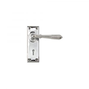 Reeded Lever Lock Set