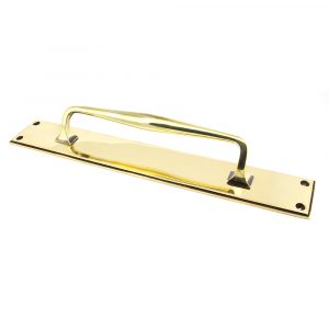 425mm Art Deco Pull Handle on Backplate