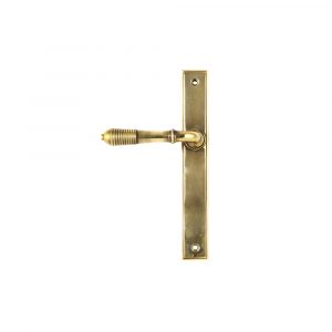 Reeded Slimline Lever Latch Set