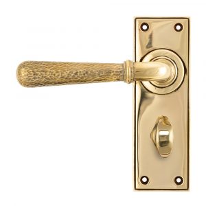 Hammered Newbury Lever Bathroom Set