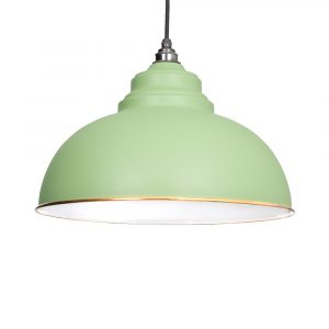 The Harborne Pendant in Sage Green