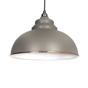 The Harborne Pendant in Warm Grey