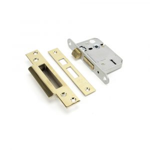 PVD 2½” 5 Lever BS Sash Lock