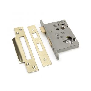 PVD 3″ Euro Profile Sash Lock