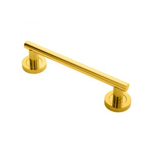 Calla – Pull Handle On Rose (Concealed Fix) Overall Length 250mm.(200mm C/C) Otl