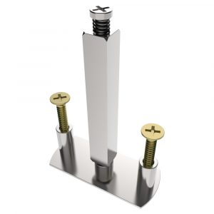 ? Set Fixing Plate For B/T Furniture (38mm C/C)