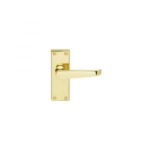 Victorian Flat Lever On Backplate – Latch (Contract Range)