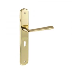 Forme Brigette Solid Brass Key Lever on Backplate