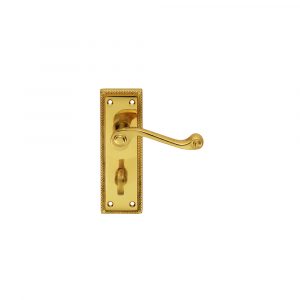 Georgian Lever On Backplate – Bathroom 57mm C/C