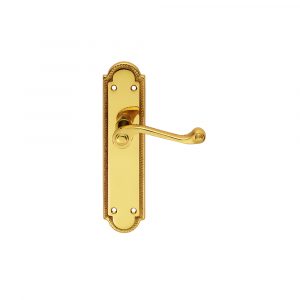 Georgian Lever On Shaped Backplate – Latch