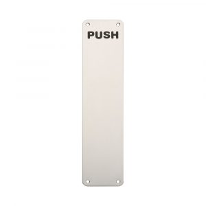 350 X 75mm Finger Plate – Push