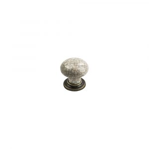 Ftd Porcelain Knob With Finished Base 35mm
